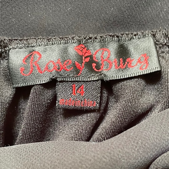 Black lace bottom beaded top size 14 australia - Picture 5 of 7